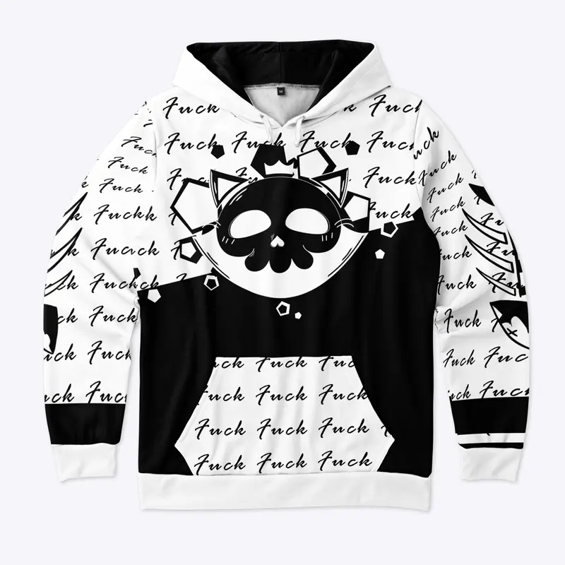 Hoodie White Dead Fish