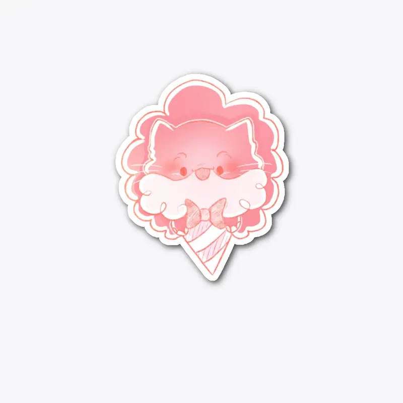 Cotton Candy sticker